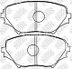 Колодки тормозные передние PN1447 NIBK