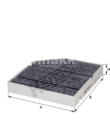 Фильтр салонный Hengst E5967LC (CUK 26 023) угольный MERCEDES-BENZ замена E4932LC
