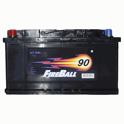 Аккумуляторная батарея 90 Ач FIREBALL п/п  35,3*17,5*19