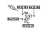 Сайлентблок Nissan Teana J32-33 Infiniti FX35 в цапфу BH22129 JIKIU