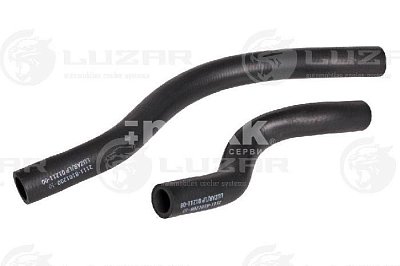Патрубки печки ВАЗ 2110-12 н/о EPDM, (компл. 2 шт.). LPKh 01211 LUZAR