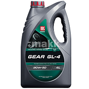 Масло трансмиссионное Лукойл GEAR 80W90 мин. API GL-5  4л