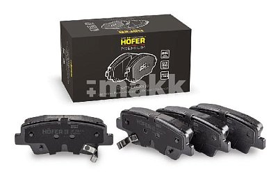 Колодки тормозные задние HF 350 714 HOFER