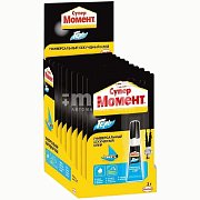 Клей Супер 3гр Момент гель шоубокс 874569