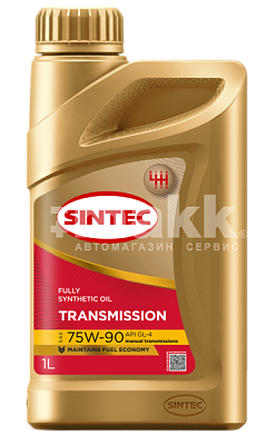 Масло трансмиссионное SINTEC TRANSMISSION 75W90 синт API GL-4 ТМ-4-18 1л 