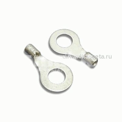 Наконечник кольцевой неизолированный TITAN RNB2-6 (Ø6мм,сечение 1,5мм-2,5мм,винил) (ПЭ10/100)