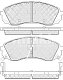 Колодки тормозные передние дисковые HYUNDAI / KIA (MOBIS) BP10458 SB NAGAMOCHI