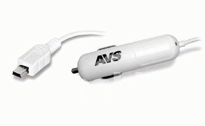 Автомобильное ЗУ microUSB AVS белый 1200мA