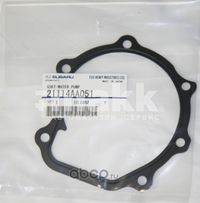 Прокладка водяного насоса Subaru 21114AA051 OEM