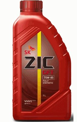 Масло трансмиссионное ZIC G-F TOP (GFT) 75W85 синтетическое 1л