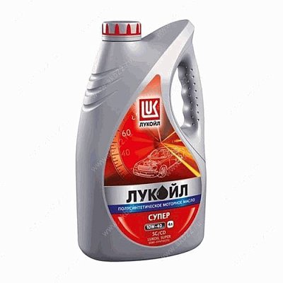Масло моторное Лукойл SUPER 10W40 п/синт. API SG/CD 4л