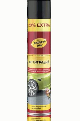 Антигравий ASTROhim черный, аэрозоль 1000мл AC4771