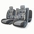 Чехлы Comfort COMBO велюр,11пр.6молн. чёрн./т.серый р-р М 5шт/уп CMB-1105 BK/D.GY