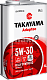 TAKAYAMA  5W30 синт API SN/CF C3  1л  (12шт/уп) металл