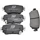 Колодки тормозные дисковые задние NISSAN Qashqai J11 T32 BP22806 SB NAGAMOCHI