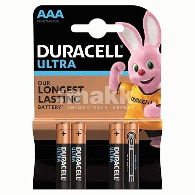 Батарейка АА LR6 DURACELL Ultra (4 шт/бл)