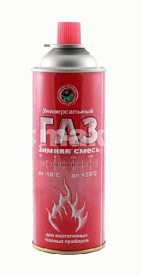 Газ в баллончике 220гр. зимний для портативных газовых приборов Сибиар (12шт/упак)