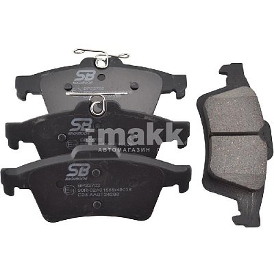 Колодки тормозные дисковые задние MAZDA3,Axela Premacy CRW FORD BP22702 SB NAGAMOCHI