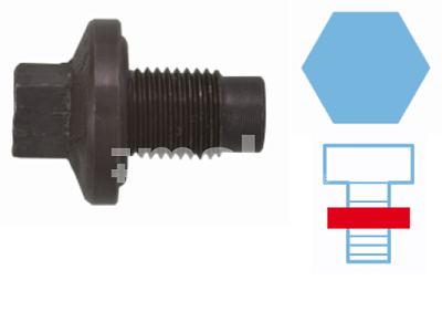 Пробка масляного поддона Ford VW Volvo Jaguar 220112S Corteco с кольцом