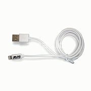 Кабель iPhone 5/6/7/8/X 8pin AVS 1м белый IP-51