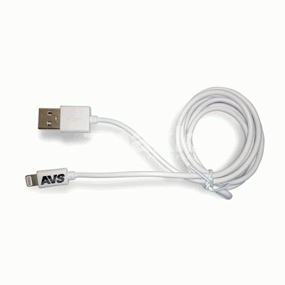 Кабель iPhone 5/6/7/8/X 8pin AVS 1м белый IP-51