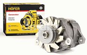 Генератор 2410 дв.ЗМЗ-402 (один клин.ремень, 1641.3701) 70А HF 633 628 HOFER