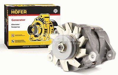 Генератор 2410 дв.ЗМЗ-402 (один клин.ремень, 1641.3701) 70А HF 633 628 HOFER