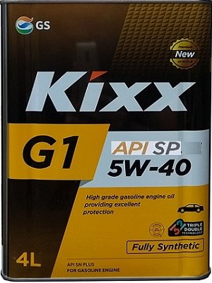 Масло моторное Kixx G1 SP 5W40 синт. API SP 4л
