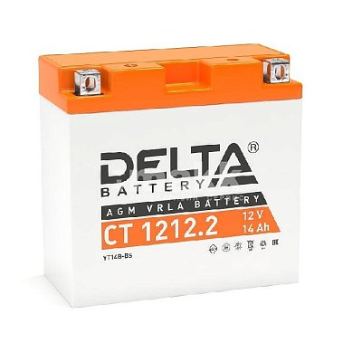 Мото аккумулятор DELTA 12В 14Ач (YT14B-BS) п/п