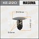 Клипса пластм. крепежная KE-220 Европа Masuma