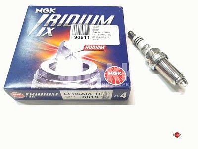Свеча зажигания NGK 6619 LFR6AIX11 (Iridium)