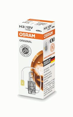 Автолампа H3 12V 55W OSRAM 64151 PK22s