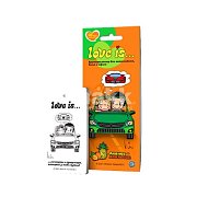 Ароматизатор подвесной LOVE IS - АНАНАС-АПЕЛЬСИН (картоный) 11г LI K 0004