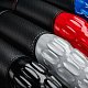 Оплетка экокожа черн/красная 2 вставки из силикона р-р М 20шт/уп AP-2060 BK/RD (M)