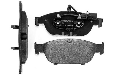 Колодки тормозные передние DX7FD145 Dextrim