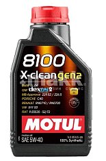 Масло моторное Motul Авто 8100 X-CLean (GEN2) C3 5w40 102786/109761 1л