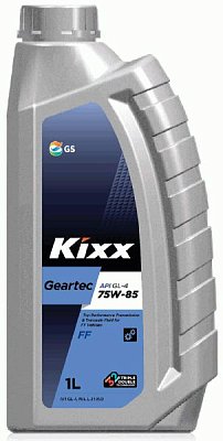 Масло трансмиссионное Kixx Geartec FF 75W85 п/синт. API GL-4 1л