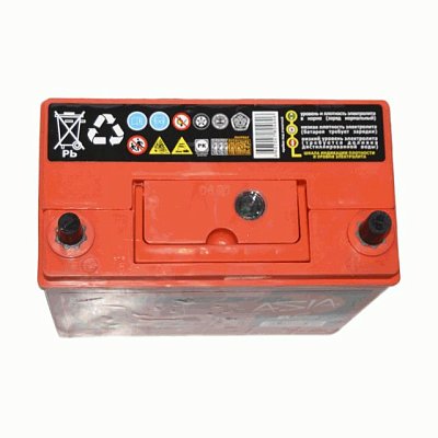 Аккумуляторная батарея 58 Ач ЗВЕРЬ Asia (75B24L) о/п  23,8*12,9*22,5