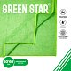 Салфетка из микрофибры 50x60 Green Star зеленая 300 гр/м2 "В"