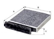 Фильтр салонный Hengst E2905LC (CUK 1829) RENAULT CLIOII угольный