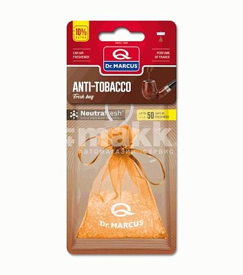 Ароматизатор подвесной Dr.Marcus Fresh Bag _Anti-Tobacco (Антитабак) 22г DM646-10-1