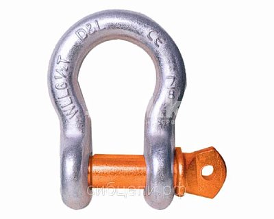 Скоба омегообразная с резьбой HITCH G209 , 2.0 т, в пакете (р-р пальца 16мм)