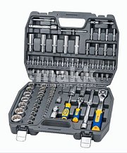 Набор инструмента 1/2"Dr и 1/4"Dr 94 предмета с 12 гран. головками Кraft 700682