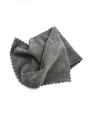 Салфетка из микрофибры 40*40 Green Star серая 320гр/м края ультразвук
