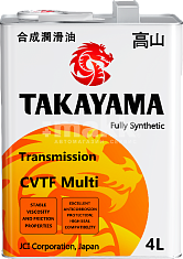 Масло трансмиссионное TAKAYAMA  CVTF Mult 4л