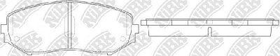 Колодки тормозные передние PN9802 NIBK