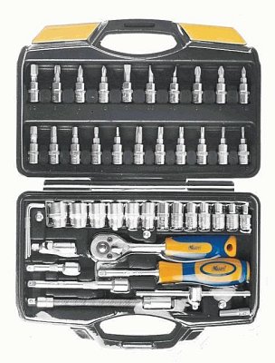 Набор инструмента 1/4" 46 предметов Kraft 700618