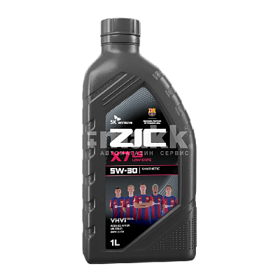 Масло моторное ZIC X7 LS 5W30 синтетическое 1л