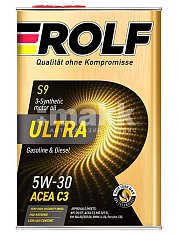 Масло моторное ROLF ULTRA 5W30 синт. API SN/CF ACEA С3 1л металл