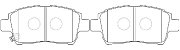 Колодки тормозные передние дисковые BP21472 SB NAGAMOCHI